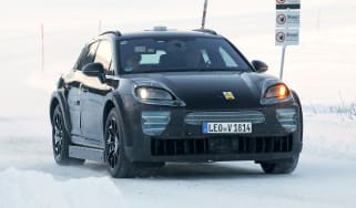 Porsche Cayenne (camouflaged) - front cornering